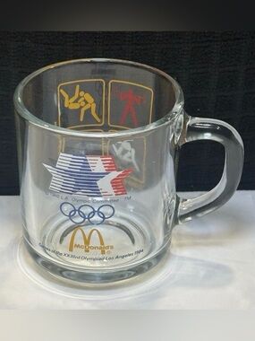 McDonald's 1984 Olympics Coffee Tea Mug Los Angeles Collectible